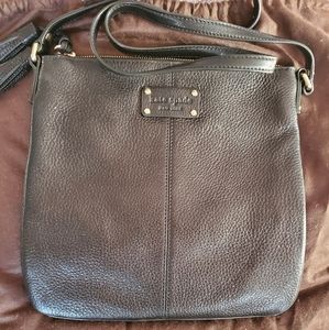 Kate Spade Sparkle Leather Crossbody Tassle Bag!